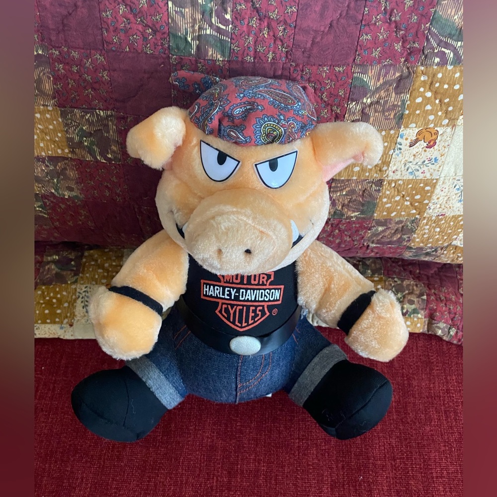 Harley Davidson Biker Pig 1997